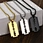 Hip hop design 316L stainless steel blade pendant necklace