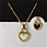18k gold plated necklace