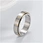 stainless steel letter ring