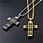 stainless steel cross pendant