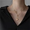 gold plated pendant necklace