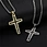 stainless steel necklace cross