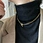 18k plated gold necklace