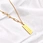 stainless steel necklace pendant