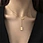 18k plated gold necklace