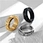 stainless steel punk ring