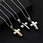 stainless steel pendant cross