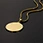 18k gold pearl pendant