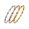 18k gold plated bangle