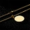 gold stainless steel engraved