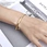 gold stainless steel bracelet