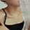 18k plated gold necklace