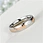 rings stainless steel stone