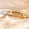 18k gold plated bangle