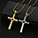 stainless steel cross necklace pendant