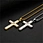 stainless steel cross necklace pendant