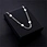 silver chain necklace for women