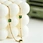 green zircon pendant necklace