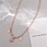 gold square pendant necklace