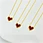 heart shaped pendant necklace
