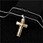 men stainless steel cross necklace