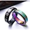 stainless steel gold plated ring