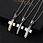 stainless steel pendant cross