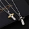stainless steel cross necklace