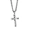 fashion stainless steel cross necklace