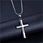 solid stainless steel cross