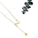 necklace with stainless steel pendant