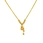 gold plated pendant necklace