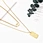 pendant 18k gold necklace