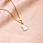 stainless steel 316l necklace stone