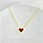 heart shaped pendant necklace