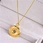 18k gold plated necklace