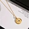 18k gold plated necklace