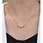 white gold choker necklace