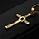 stainless steel cross necklace pendant