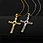 stainless steel cross necklace pendant