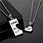 heart necklace pendant stainless steel