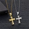 stainless steel cross pendant