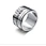 engraved stainless steel ring