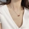 rose gold plated necklace