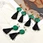 Fashion girl bohemian earrings temperament exaggerated tassel earrings