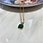 square stainless steel pendant