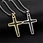 stainless steel necklace cross
