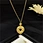 18k gold plated necklace