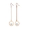 fashionable pearl earrings design