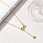necklace with stainless steel pendant